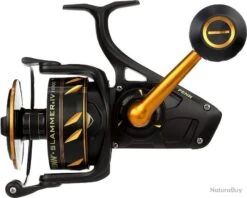 Penn Slammer IV Moulinet Spinning Pêche En Mer Robuste Résistant Pêche Au Leurre Bar Lieus Or/Noir -Pêche Soldes 00003 Penn Slammer IV Moulinet Spinning peche en mer Robuste resistant peche au leurre Bar lieus Or Noir